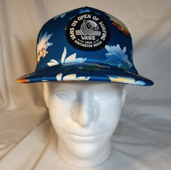 Vans Other - Vans US Open Of Surfing 2016 Trucker Hat Cap Padded Collectors Edition Snapback